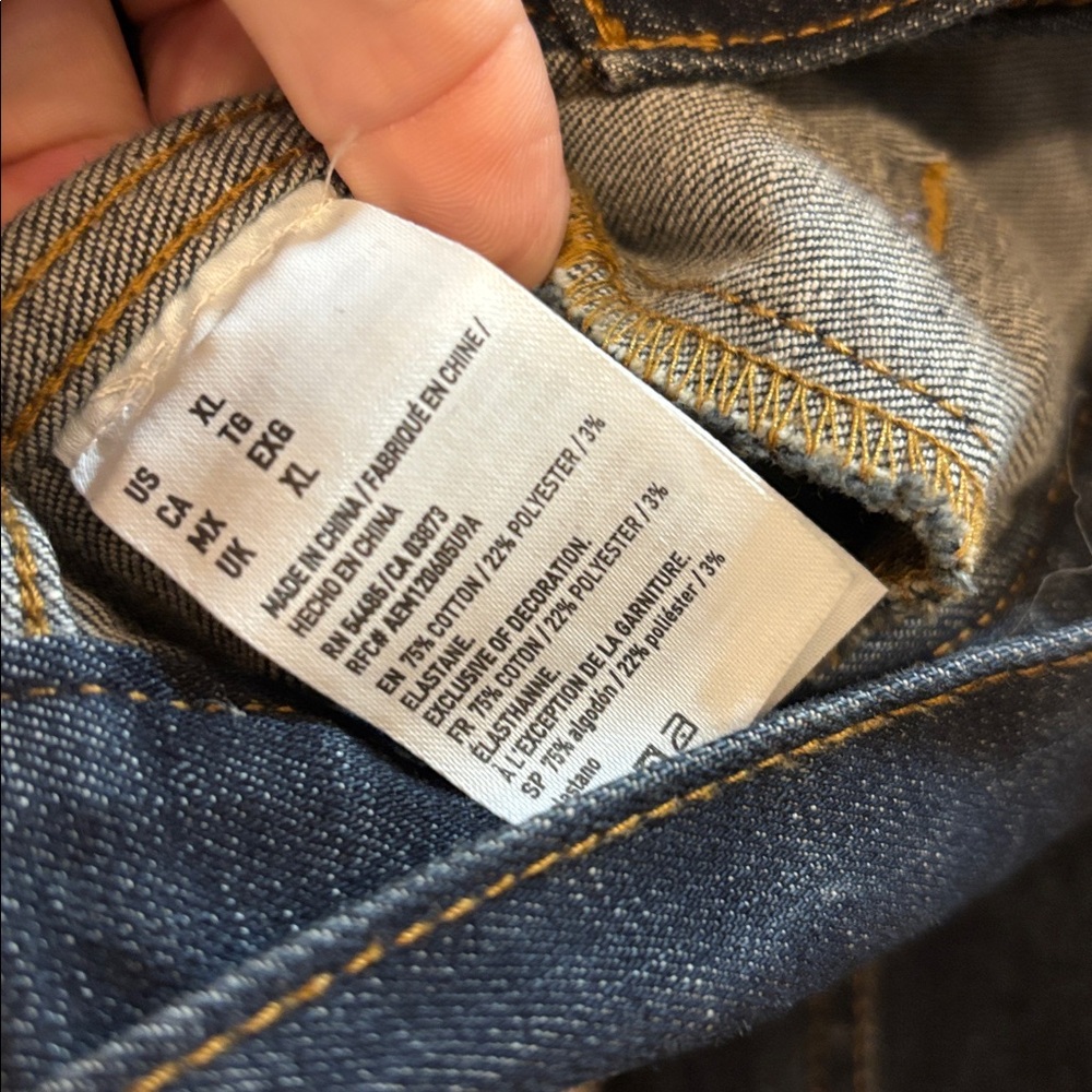 American Eagle Outfitters Men’s Blue Denim Jacket XL - Picture 6 of 6